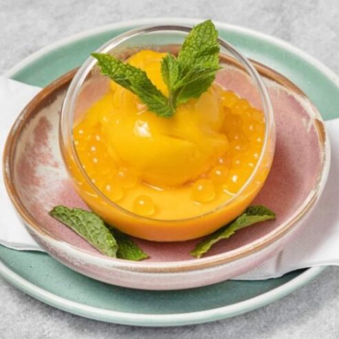 Chilled Mango Pudding